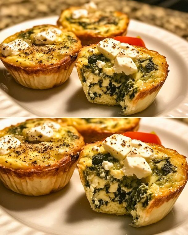 Spinach and Feta Egg Muffins