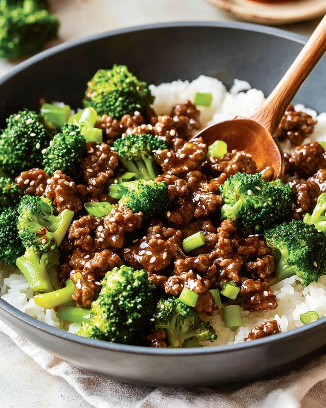 30-Minute Ground Beef and Broccoli Stir Fry