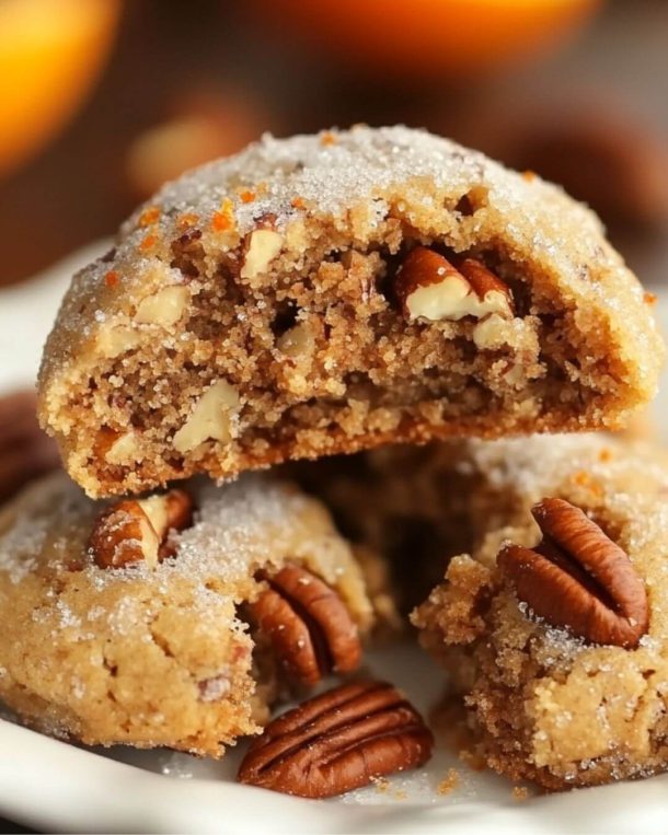 Orange-Spiced Pecan Cookies