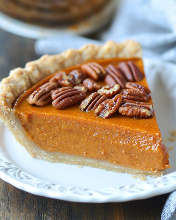 Perfect Maple Pecan Sweet Potato Pie with Brown Butter Crust