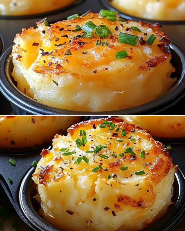 Crispy Cheesy Mashed Potato Puffs
