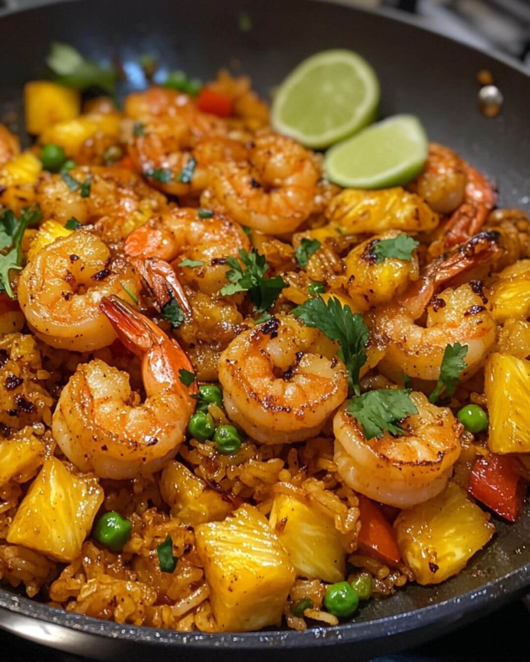 Thai-Inspired Shrimp & Pineapple Curry Fried Rice