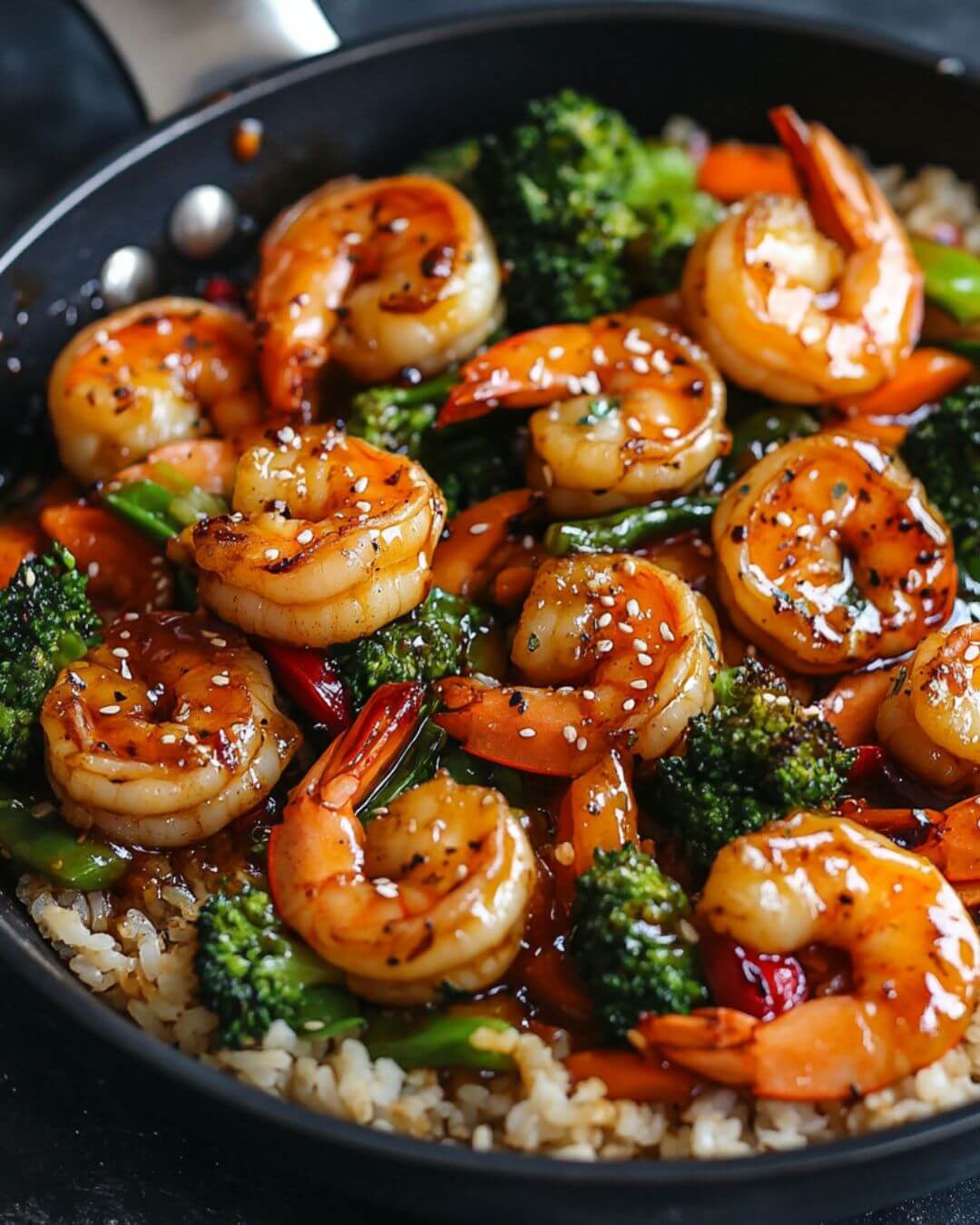 Perfect Honey Garlic Shrimp Stir-Fry