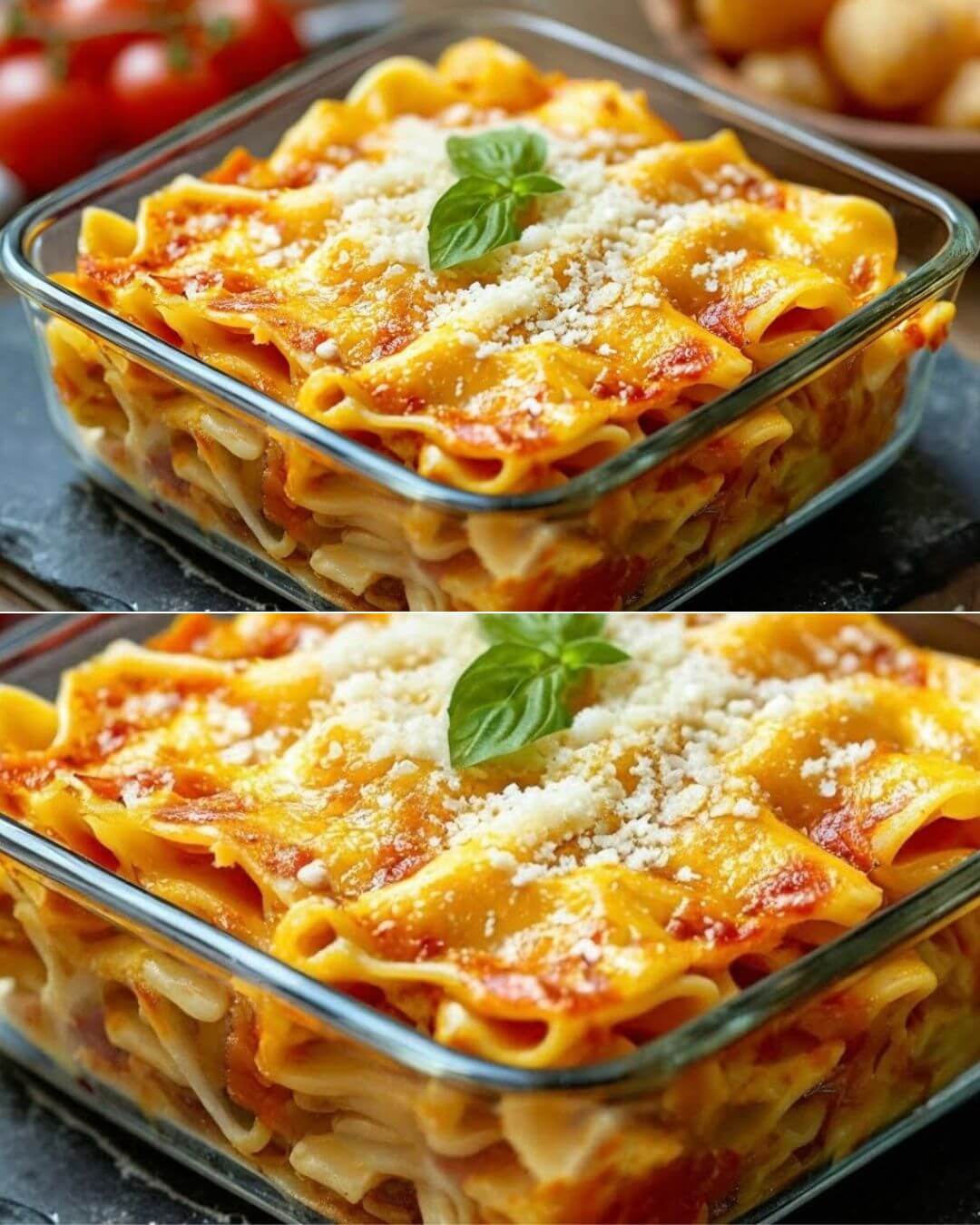 Cheese Conchiglie Al Forno with Garden Fresh Salad