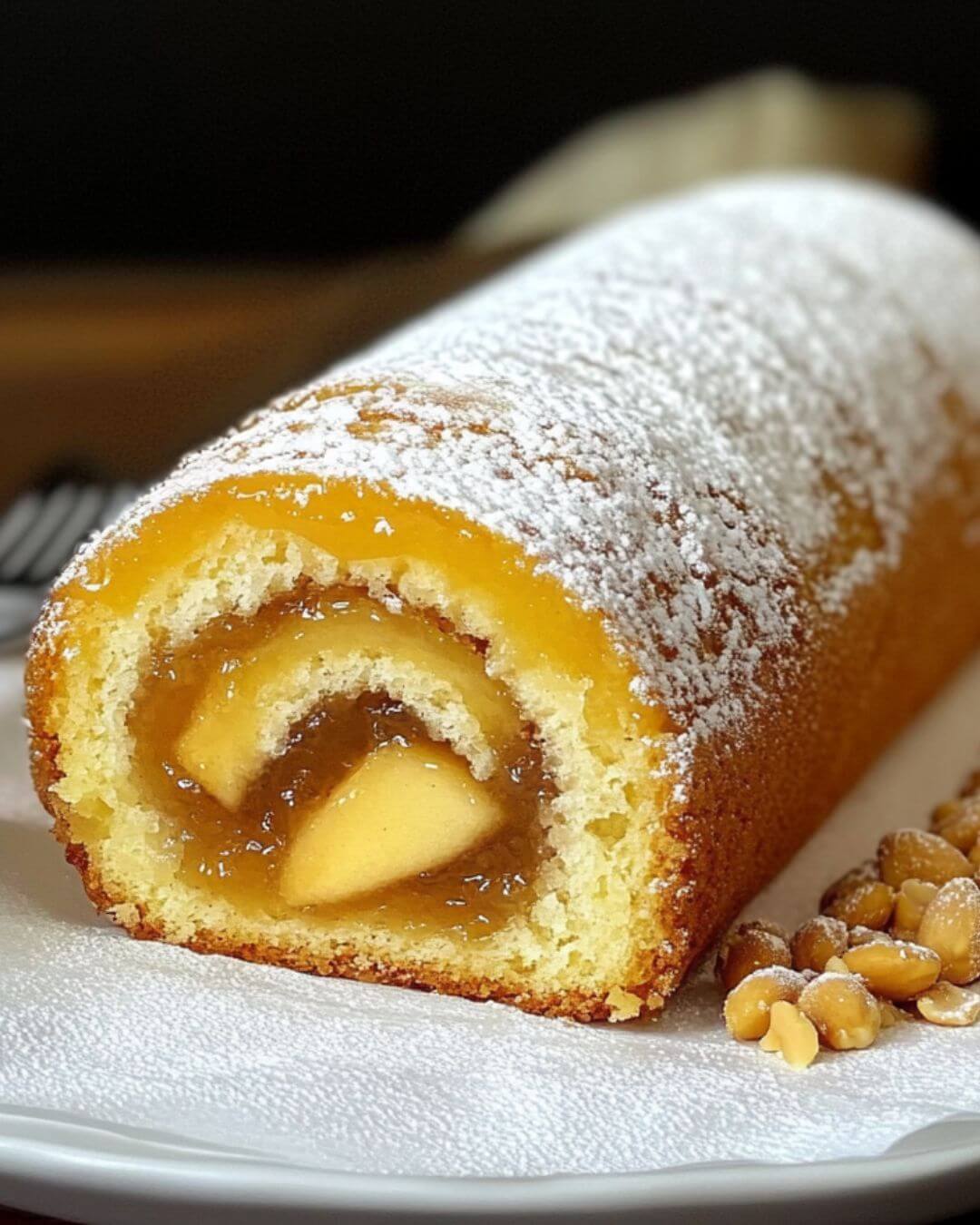Perfect Crack-Free Swiss Roll with Apple