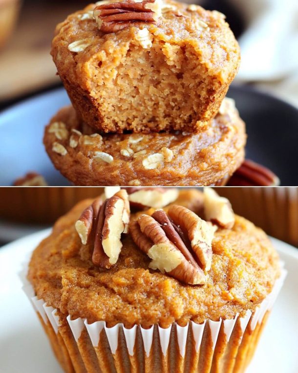 Sweet Potato Pecan Muffins