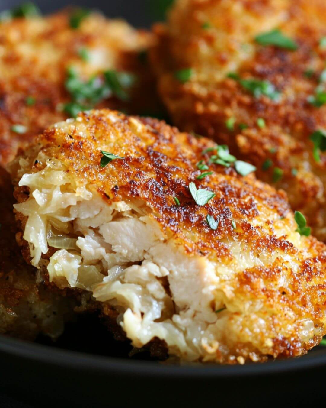 Cabbage and Chicken Patties
