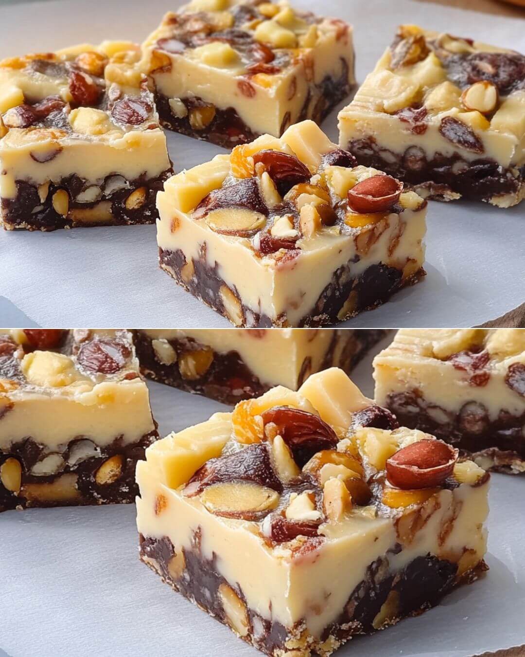No-Bake Double Chocolate Fruit & Nut Bars
