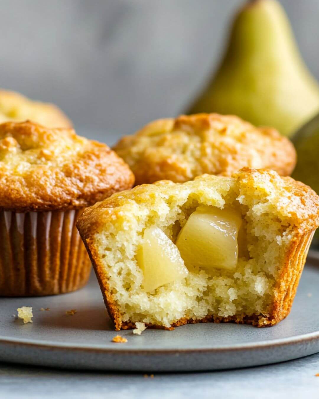 Pear Ginger Muffins