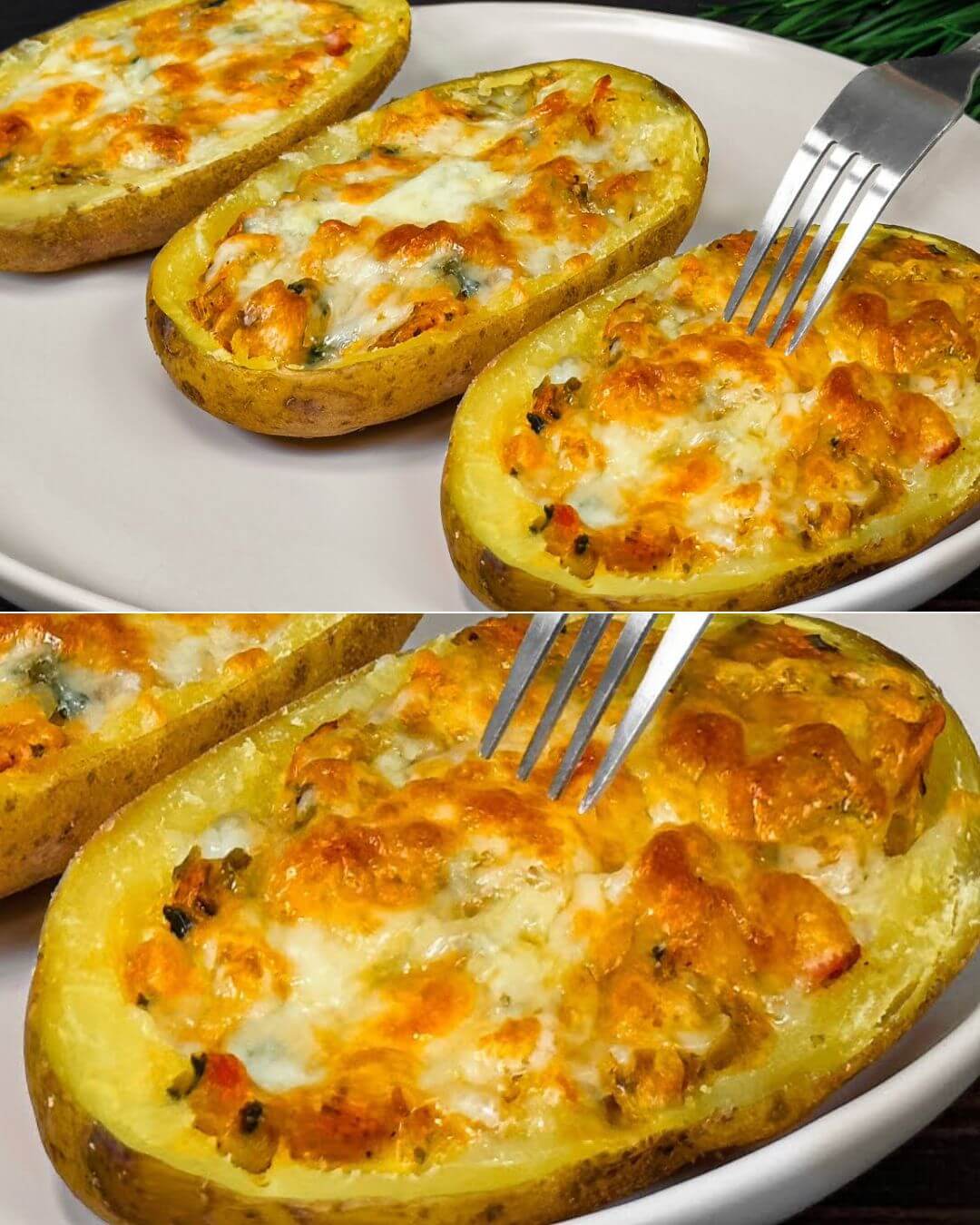 Grandmother's Twice-Baked Stuffed Potatoes