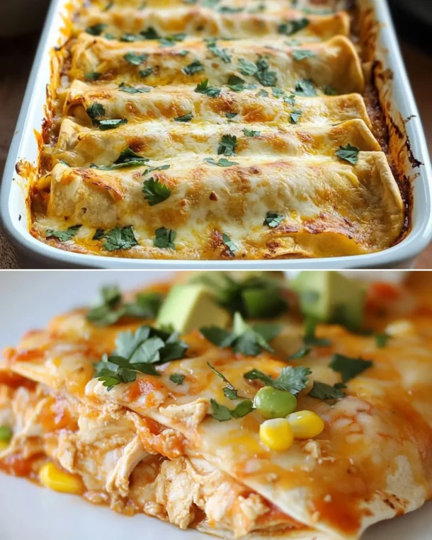 Healthy Chicken Enchiladas