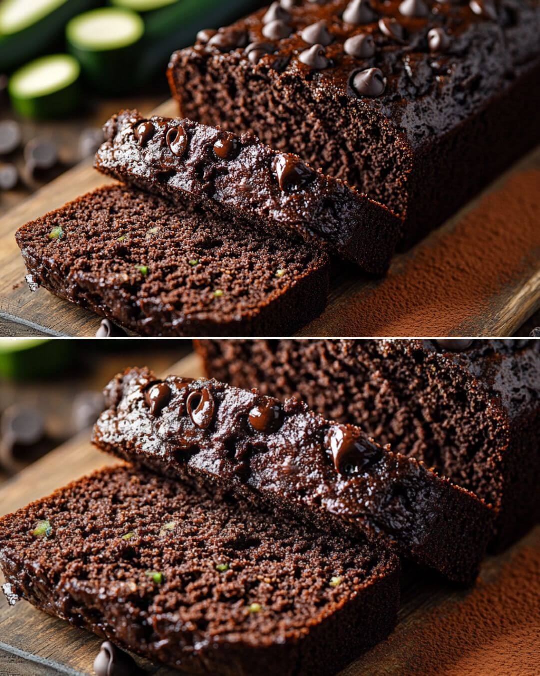 Decadent Dark Chocolate Zucchini Bread