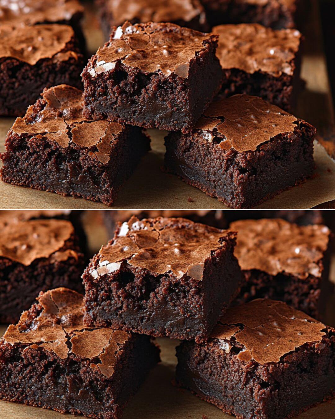 Healthy 3-Ingredient Fudgy Brownies