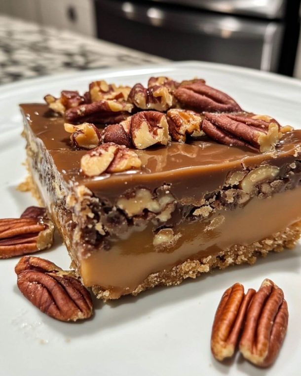 Chewy Toffee Butter Pecan Bars