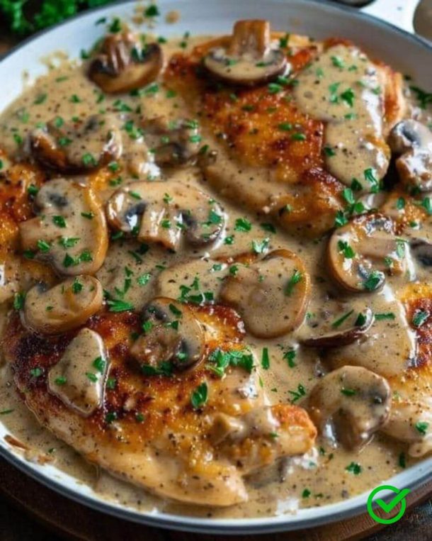 Creamy Chicken and Mushroom Skillet