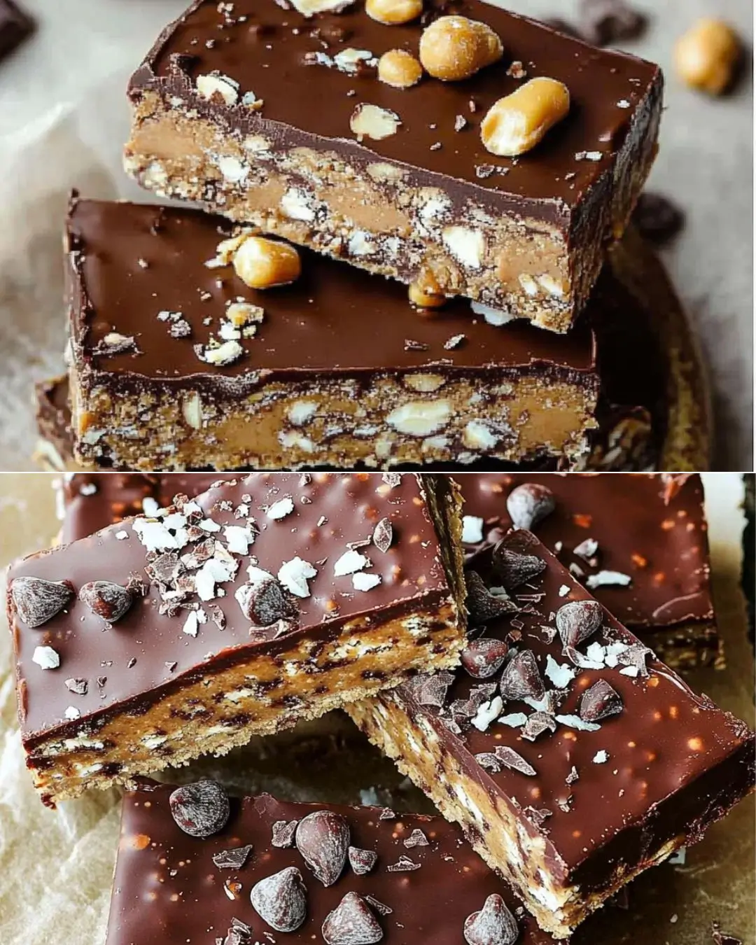 No-Bake Chocolate Peanut Butter Bars