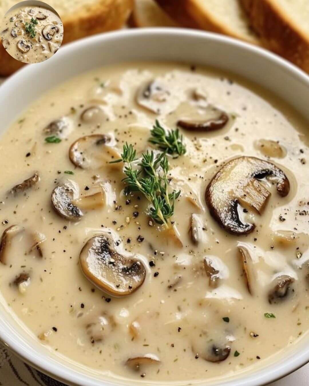 Classic Creamy Mushroom Soup
