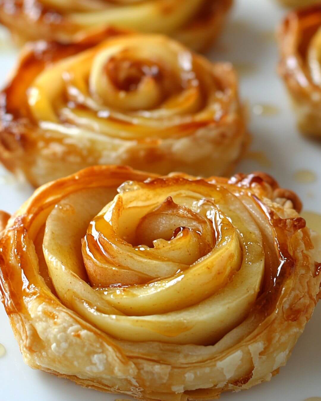 Honey-Glazed Apple Rose Tarts