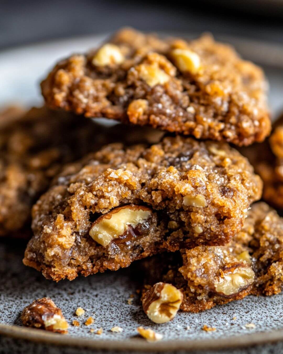 Wholesome Date Walnut Breakfast Cookies