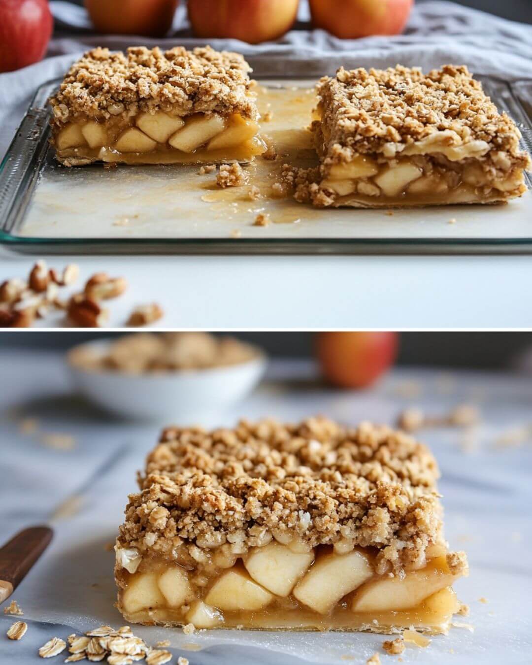 Apple-Oat Crumble Squares