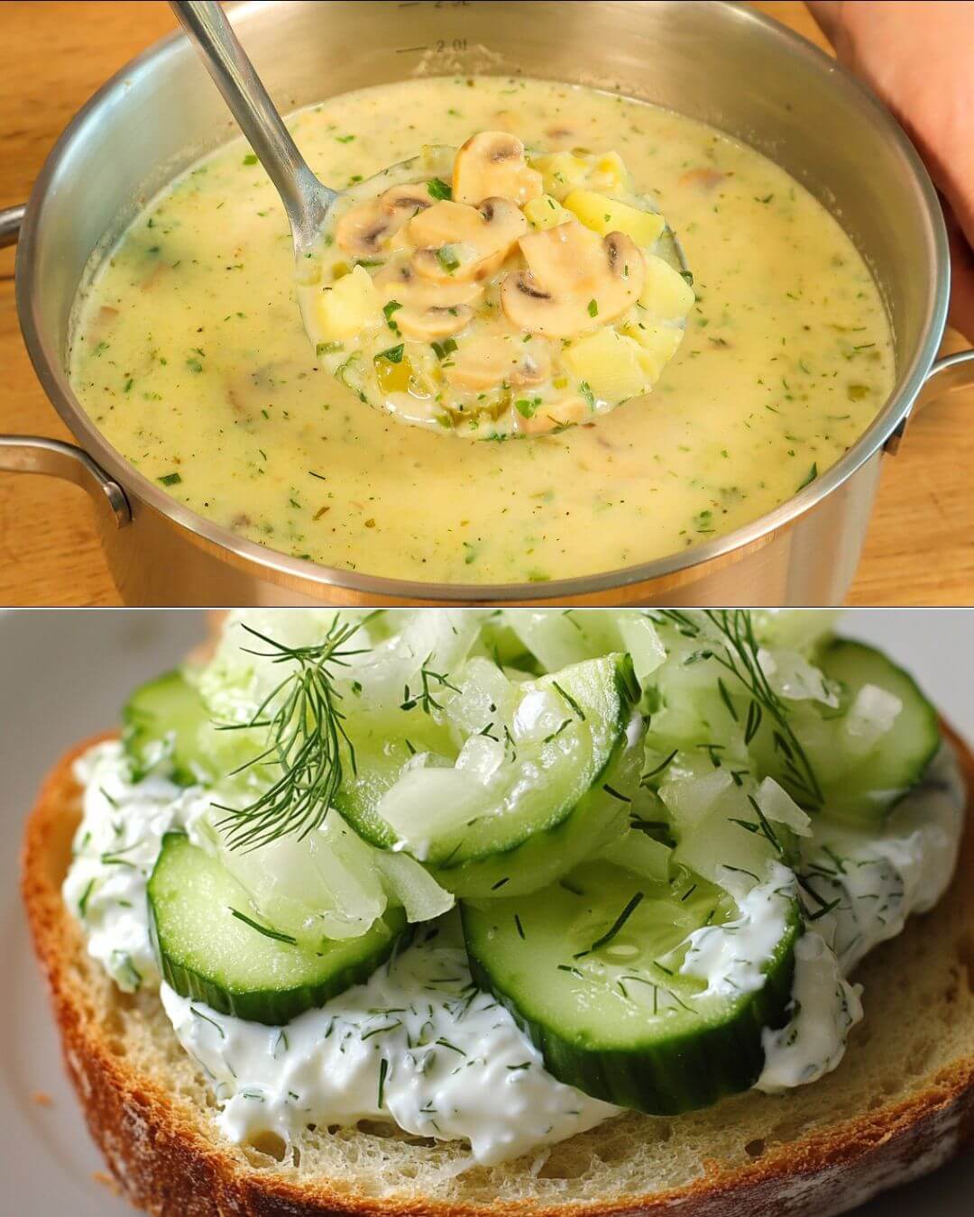 Creamy Potato Mushroom Soup