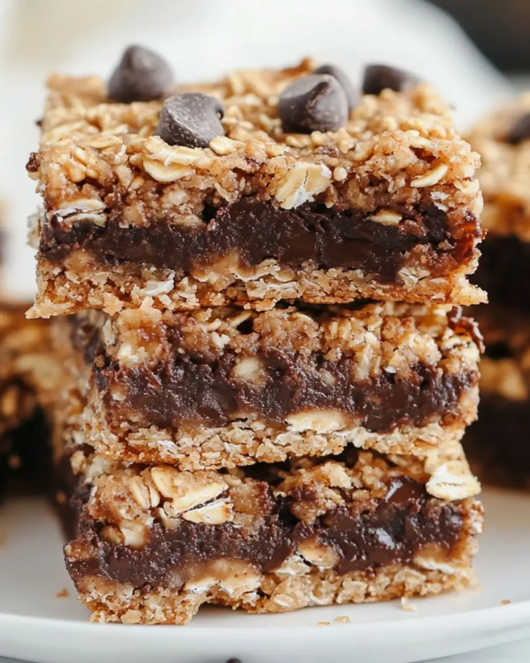 Healthy Chocolate Chip Oatmeal Bars