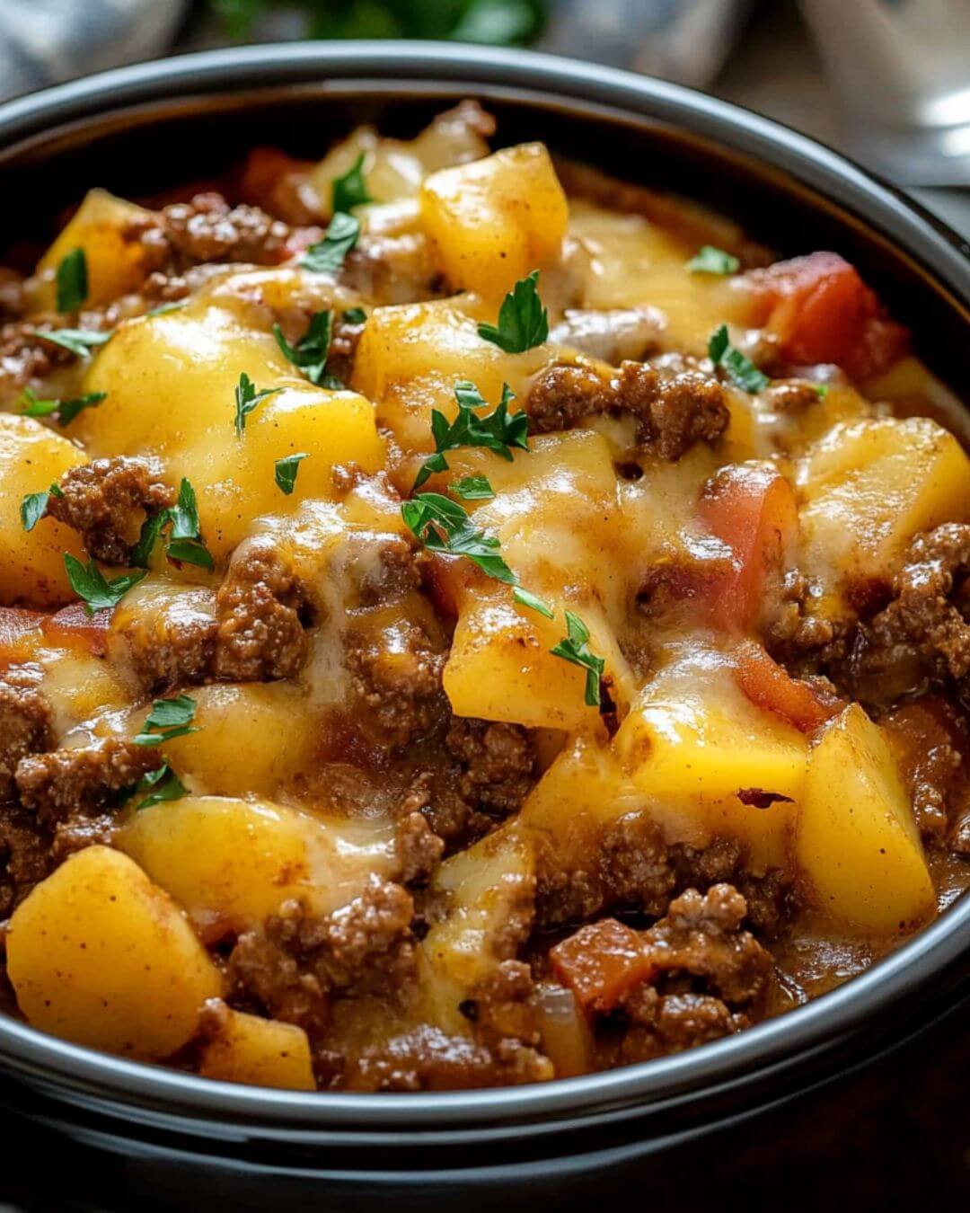 Slow Cooker Cowboy Casserole