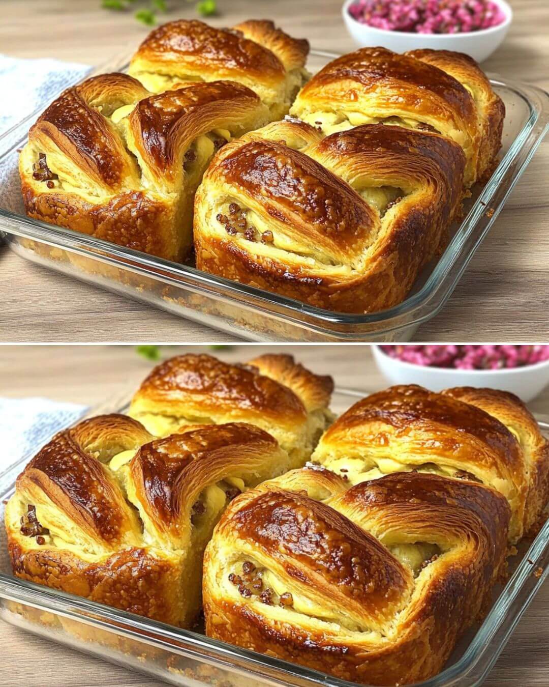 Homemade French Walnut Brioche