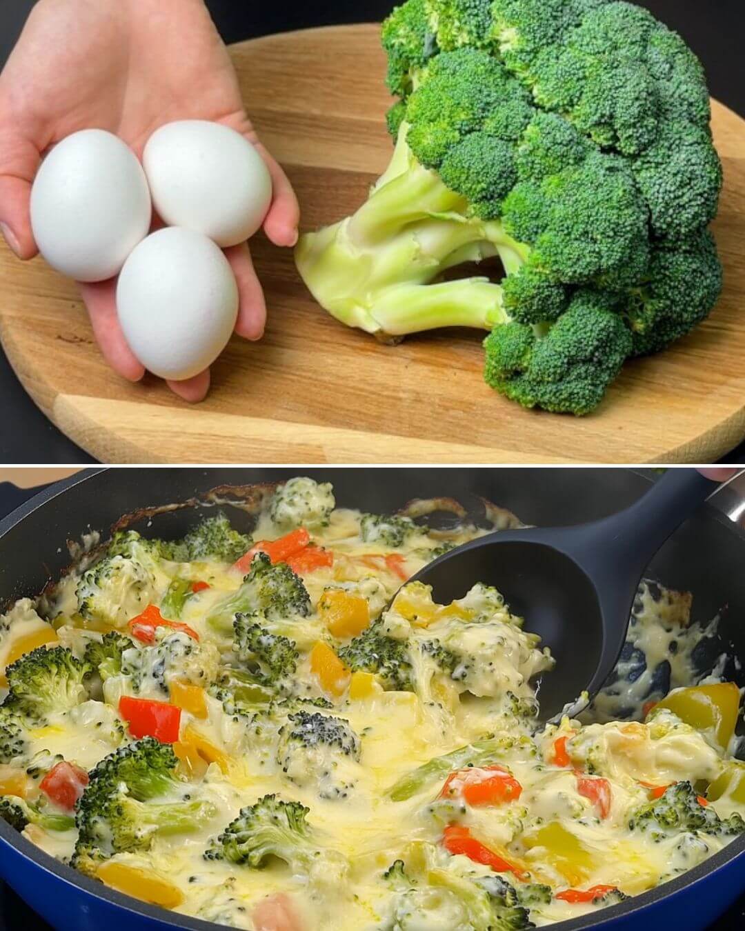 Creamy Broccoli and Bell Pepper Casserole