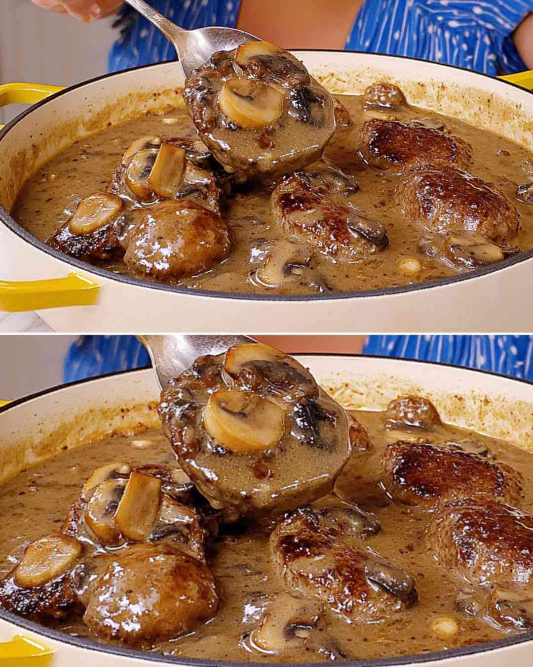 Classic Salisbury Steak with Mushroom Gravy