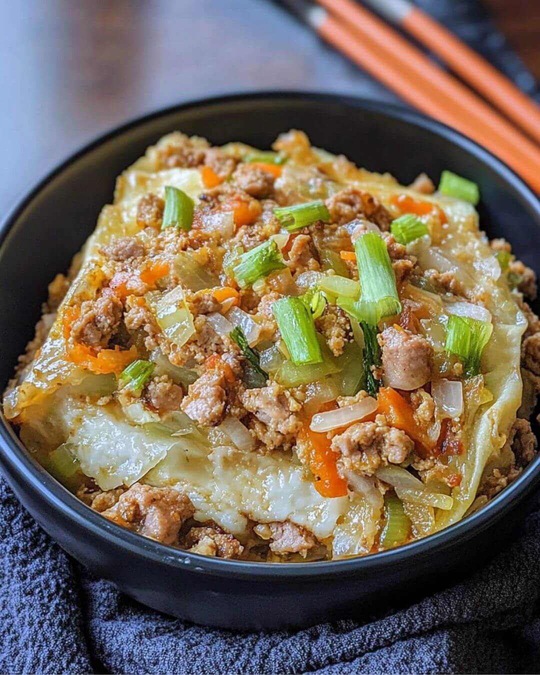 Quick and Healthy Egg Roll in a Bowl