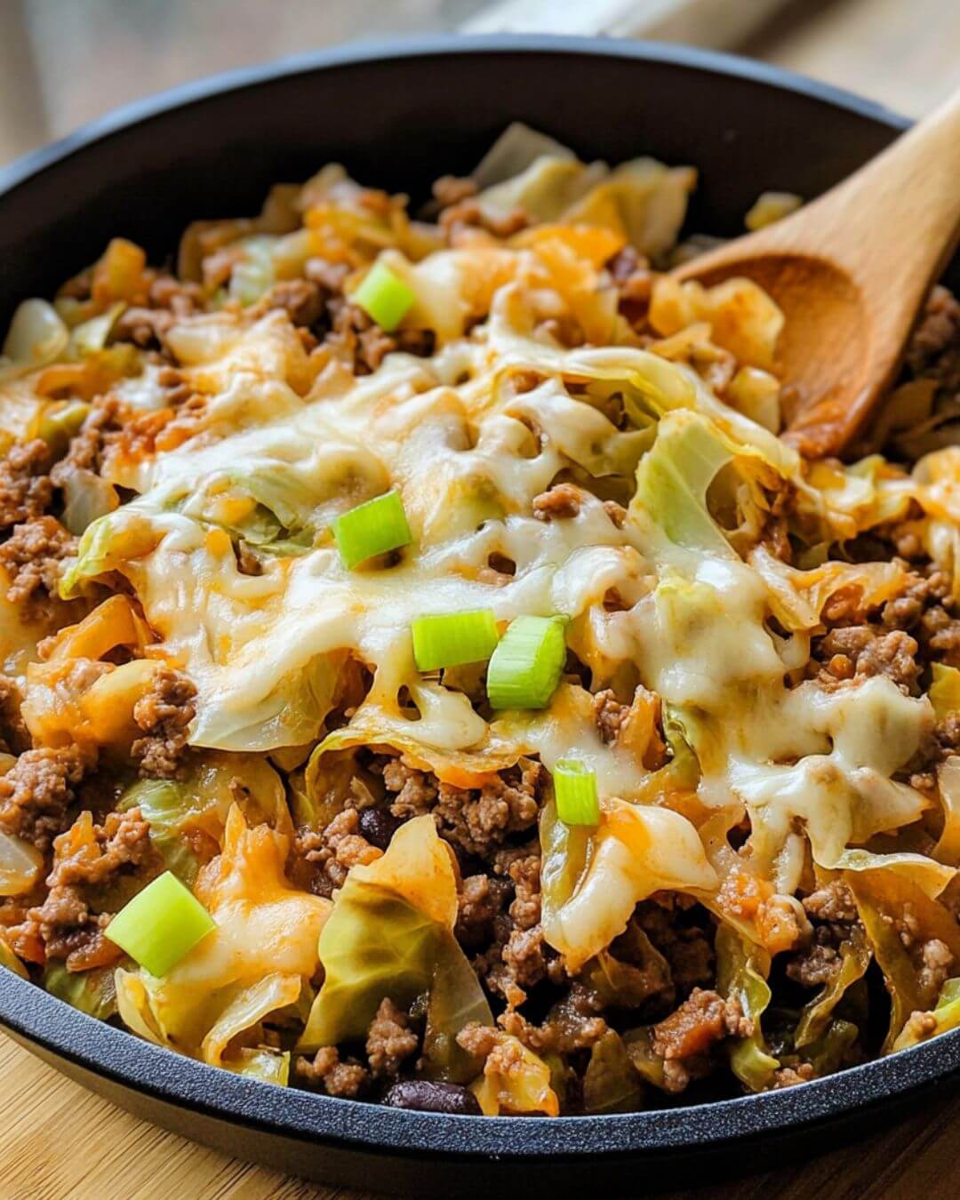 Low Carb Cabbage Taco Skillet