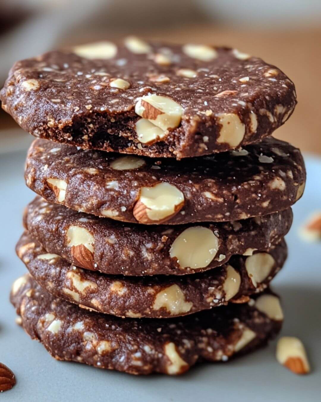 No-Bake Chocolate Hazelnut Energy Cookies