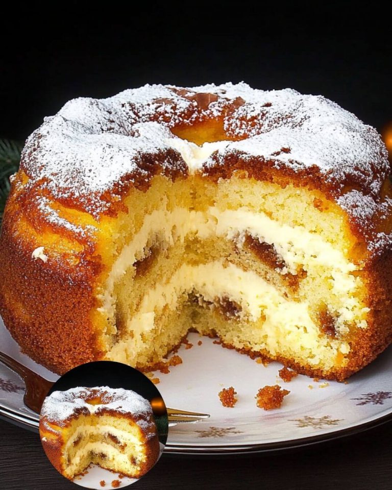 Perfect New Year's Bundt Cake with Creamy Lemon Filling