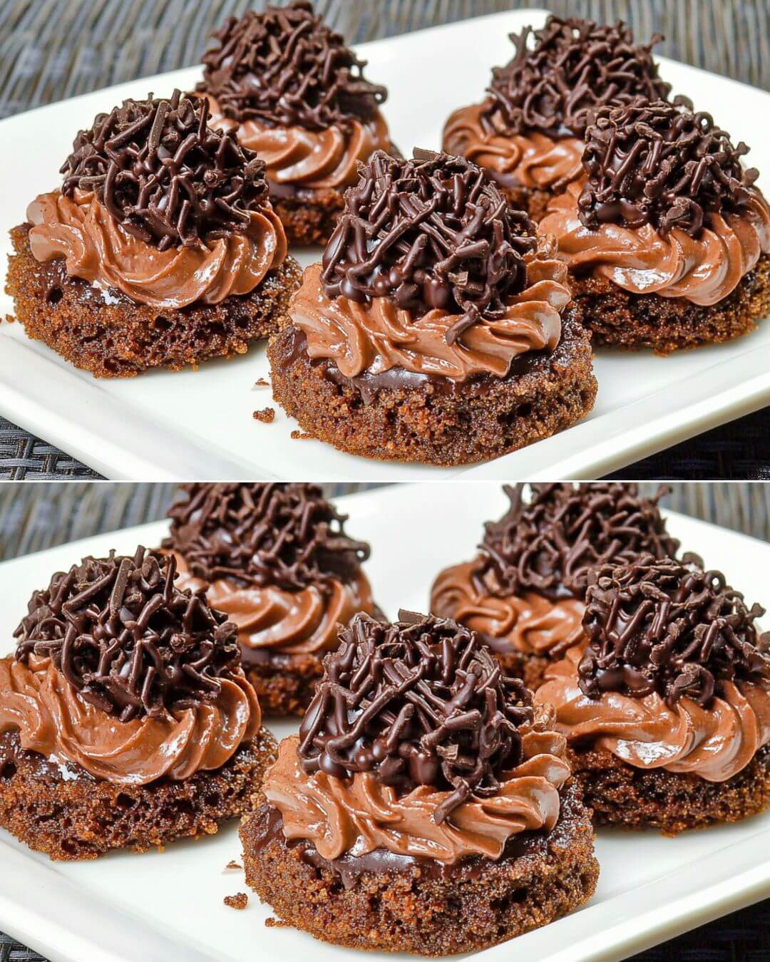 Elegant Chocolate Cream Pastries