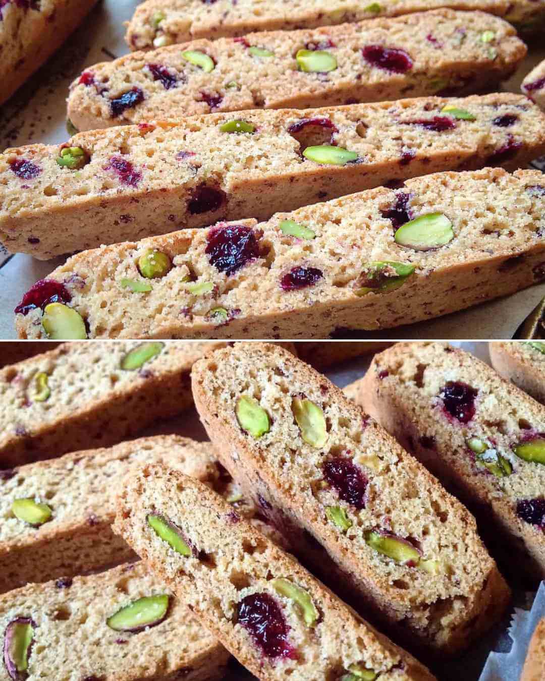 Cranberry Pistachio Biscotti