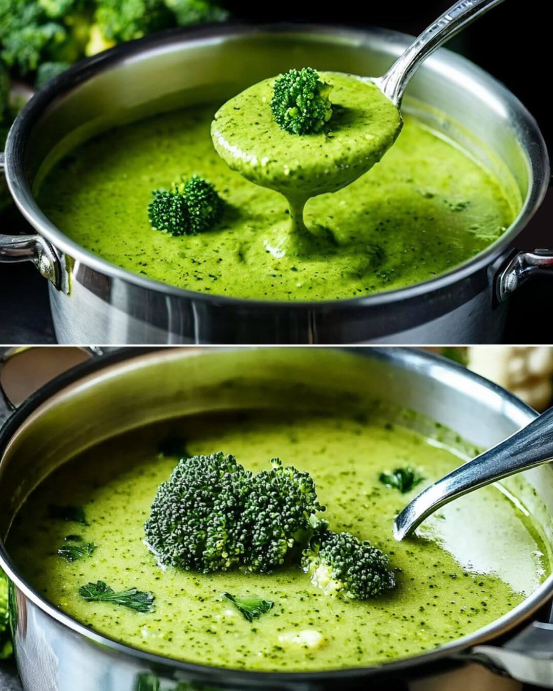 Healing Broccoli and Cauliflower Cream Soup