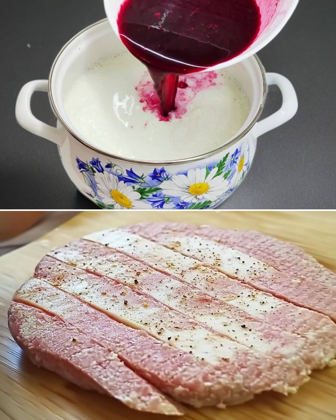 Homemade Beetroot-Infused Fresh Cheese