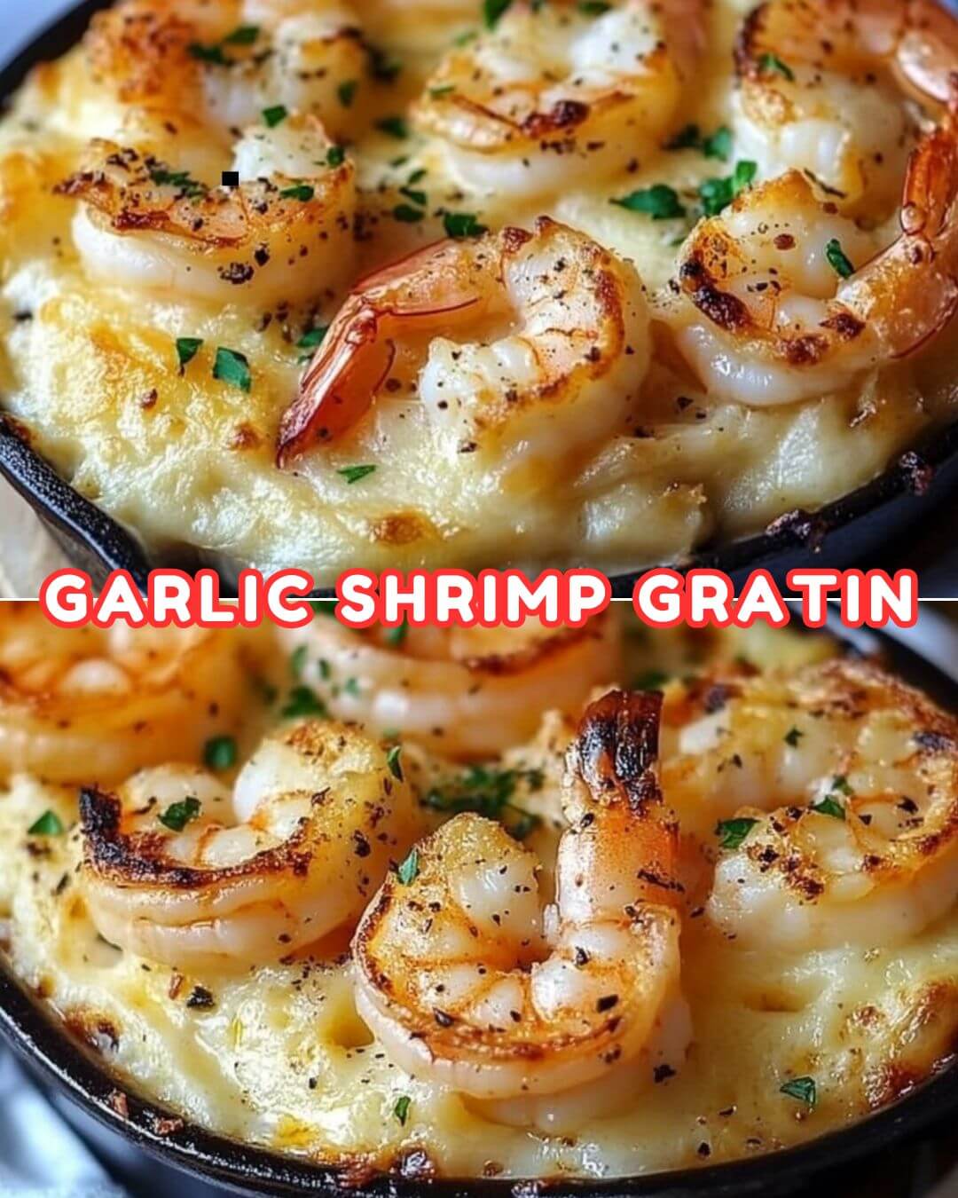 Garlic Shrimp Gratin