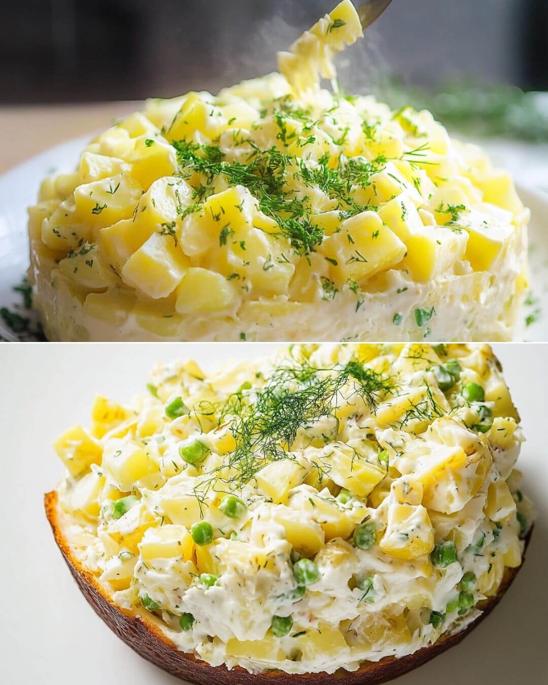 # The Ultimate Classic Potato Salad Recipe: A Family Favorite There's something irresistibly comforting about a perfectly made potato salad. This classic American potato salad recipe, featuring creamy Yukon Gold potatoes and a rich, tangy dressing, has been perfected over generations of summer gatherings and family picnics. Whether you're planning a backyard barbecue or need a reliable side dish for your next potluck, this recipe delivers consistent, crowd-pleasing results. ## Why This Potato Salad Recipe Works This recipe strikes the perfect balance between creamy and tangy, with tender potatoes, crunchy vegetables, and a delicately seasoned dressing. The combination of sweet pickle relish and fresh dill provides a sophisticated flavor profile that elevates this potato salad above standard versions. ## Ingredients For the Salad: - 2.3 kg (5 pounds) Yukon Gold or Klondike Goldust potatoes - 4-5 large eggs, hard-boiled and chopped - 3 celery stalks (about 180g), finely diced - 1 medium sweet onion (about 120g/½ cup), finely diced - 1 tablespoon fresh dill, chopped, plus extra for garnish For the Dressing: - 480ml (2 cups) mayonnaise - 240ml (1 cup) sweet pickle relish with juice - 30ml (2 tablespoons) yellow mustard, or 1 tablespoon each yellow and Dijon - 15ml (1 tablespoon) apple cider vinegar - 15ml (1 tablespoon) celery seeds - 2.5ml (½ teaspoon) paprika, plus extra for garnish - Salt and freshly ground black pepper to taste ## Instructions 1. Prepare the Potatoes: - Quarter the potatoes - Place in a large pot and cover with cold water (1 inch above potatoes) - Bring to a boil over high heat - Add 1 tablespoon salt - Cook for 13-15 minutes until fork-tender 2. Make the Dressing: - In a medium bowl, combine mayonnaise, pickle relish, mustard, vinegar, celery seeds, and paprika - Season with 1 teaspoon salt and pepper to taste - Stir until well combined 3. Assemble the Salad: - Drain potatoes completely - Remove loose peels and cut into ½-inch chunks - Place warm potatoes in a large bowl - Gently fold in the dressing - Add chopped eggs, celery, onions, and dill - Season to taste - Garnish with additional dill and paprika 4. Chill: - Refrigerate for at least 4 hours before serving - Best if made 24 hours in advance ## Pro Tips for Perfect Potato Salad 1. Start with Cold Water: Always begin cooking potatoes in cold water to ensure even cooking. 2. Choose the Right Potatoes: Yukon Gold potatoes are ideal because they maintain their shape while becoming creamy when cooked. 3. Don't Overcook: Test frequently with a fork – potatoes should be tender but not mushy. 4. Season Warm Potatoes: Add the dressing while potatoes are still warm; they'll absorb flavors better. ## Variations and Substitutions - Lighter Version: Use half Greek yogurt and half mayonnaise - Herb Variations: Add fresh parsley, chives, or tarragon - Mustard Lovers: Increase mustard quantity or use whole-grain mustard - Add-ins: Crumbled bacon, chopped pickles, or diced red bell peppers ## Storage and Make-Ahead Tips - Store in an airtight container in the refrigerator for up to 1 week - Make up to 24 hours in advance for best flavor - Do not freeze; mayonnaise-based salads don't thaw well - If making ahead, reserve some dressing to refresh before serving ## Nutritional Information (per serving) - Serving Size: 1 cup - Calories: 285 - Total Fat: 18g - Saturated Fat: 3g - Cholesterol: 45mg - Sodium: 390mg - Total Carbohydrates: 28g - Dietary Fiber: 3g - Protein: 5g ## Time Requirements - Prep Time: 30 minutes - Cook Time: 15 minutes - Chill Time: 4 hours minimum - Total Time: 4 hours 45 minutes - Servings: 12-15 ## Frequently Asked Questions **Q: Can I make this potato salad without eggs?** A: Yes, simply omit the eggs. The salad will still be delicious, though slightly less creamy. **Q: Why did my potatoes fall apart?** A: This usually happens from overcooking. Check potatoes frequently and remove from heat as soon as fork-tender. **Q: Can I use different potatoes?** A: While Yukon Gold are ideal, you can use red potatoes or russets. Each variety will give a slightly different texture. **Q: How do I prevent my potato salad from becoming too dry?** A: Reserve some dressing to add just before serving, as potatoes continue to absorb moisture while chilling. Keywords: classic potato salad, best potato salad recipe, creamy potato salad, make-ahead potato salad, picnic potato salad, summer side dish, traditional potato salad, Yukon Gold potato salad