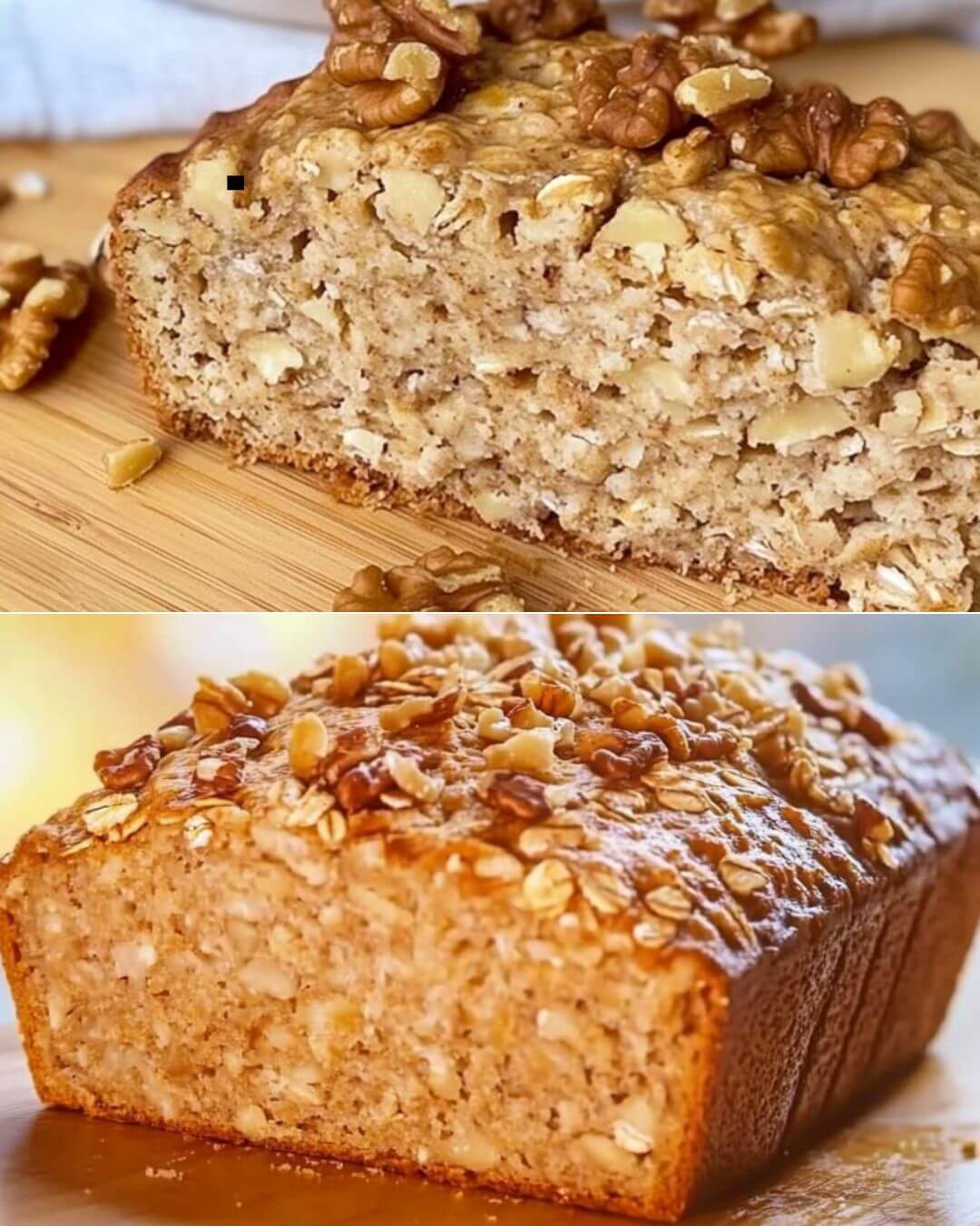 Wholesome Oatmeal Quick Bread with Mixed Nuts and Seeds