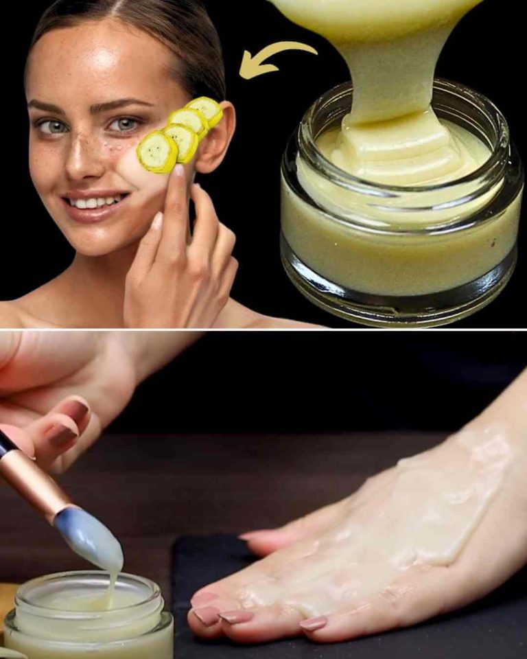 Banana Peel and Cornstarch Face Mask