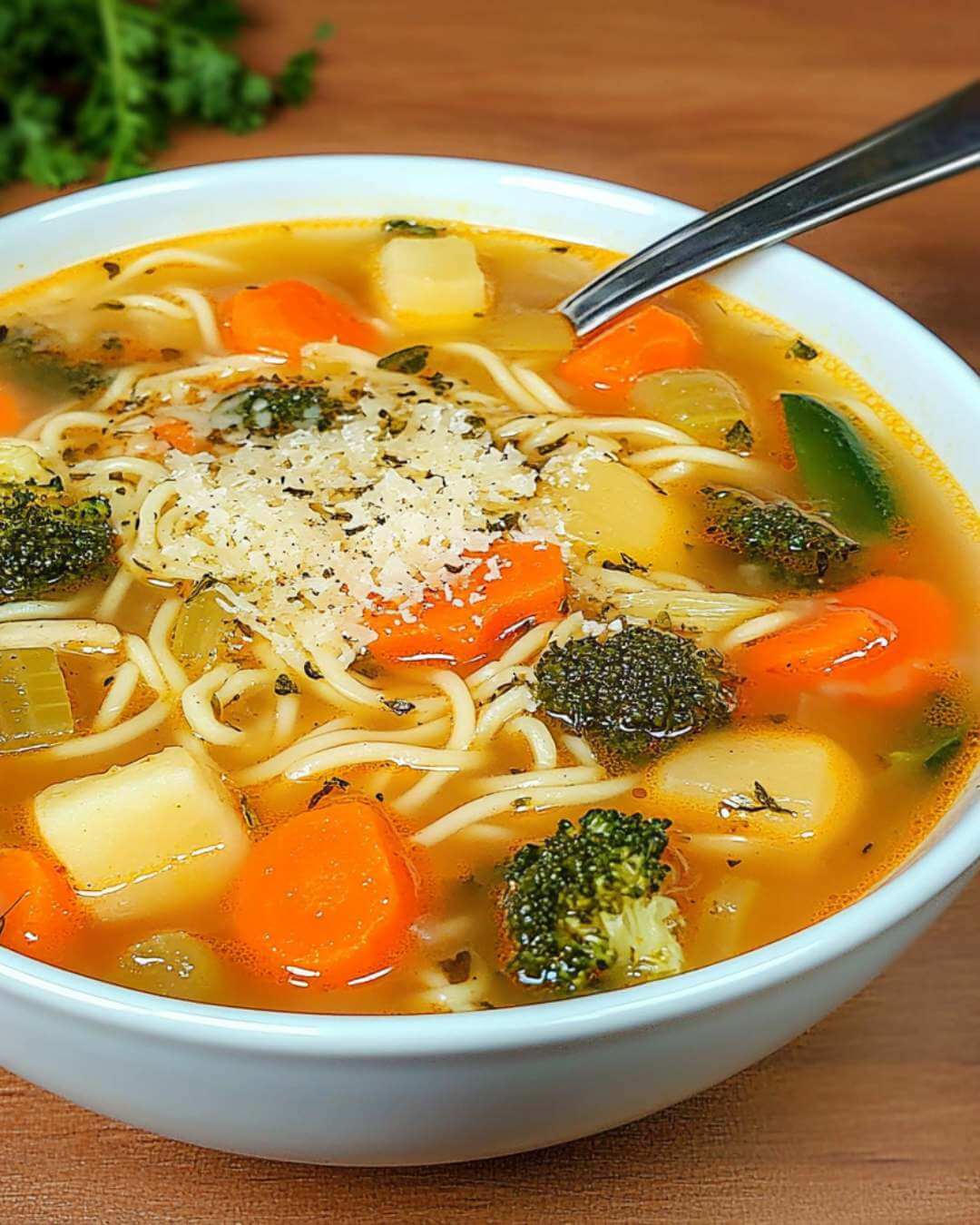 Hearty Vegetable Noodle Soup
