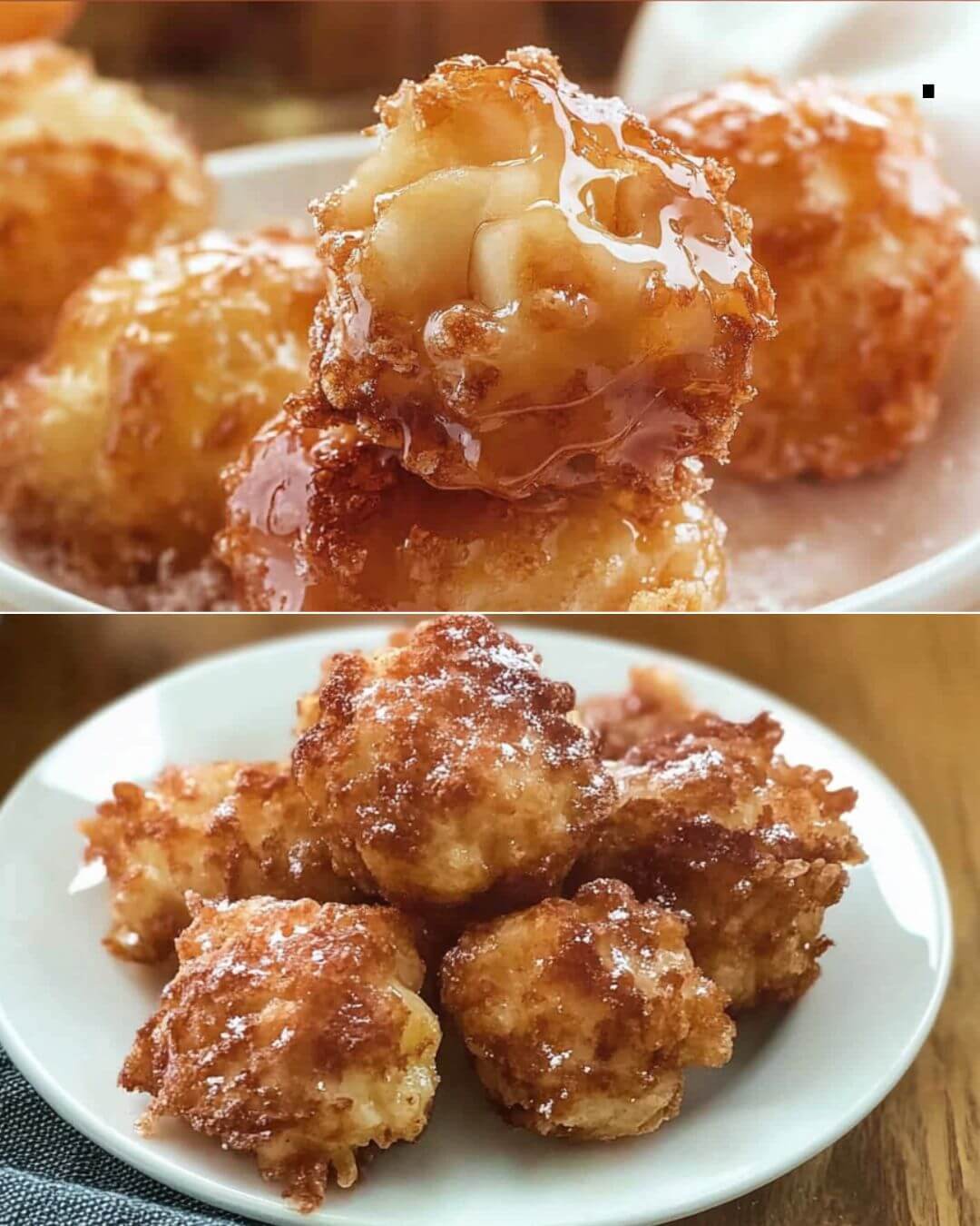 Heavenly Apple Fritter Bites