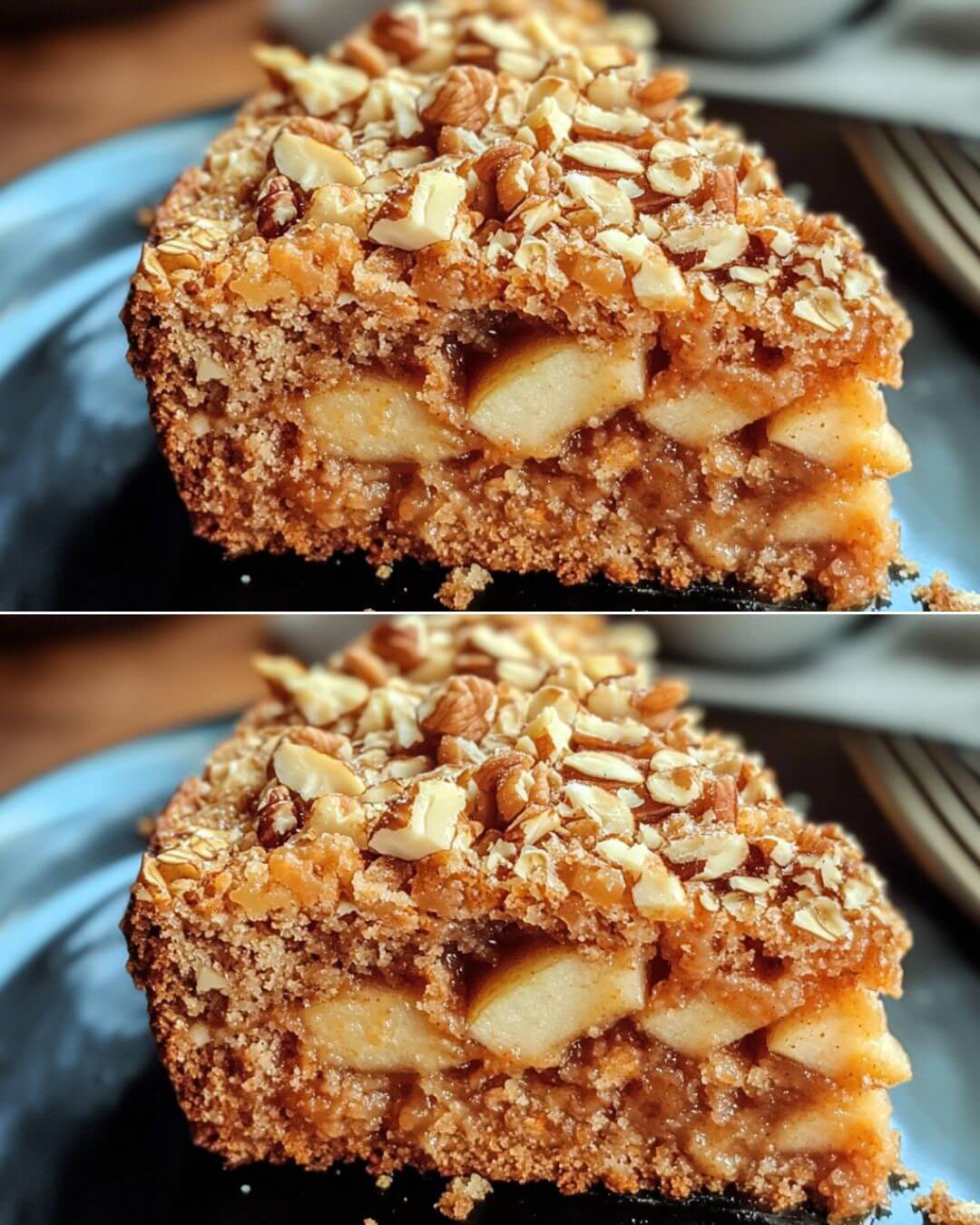 Oatmeal Apple Carrot Breakfast Cake