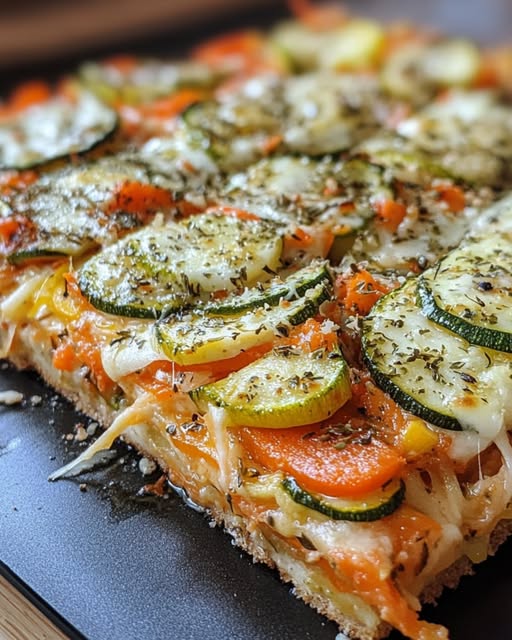 Cheesy Vegetable Frittata Crust (Low-Carb Pizza Alternative)