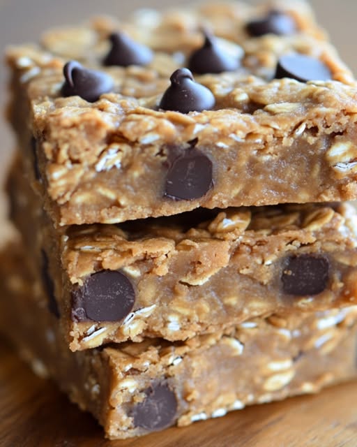 Flourless Peanut Butter Oat Bars