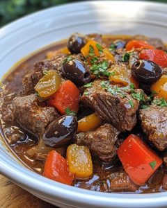 Quick Mediterranean Beef Stew