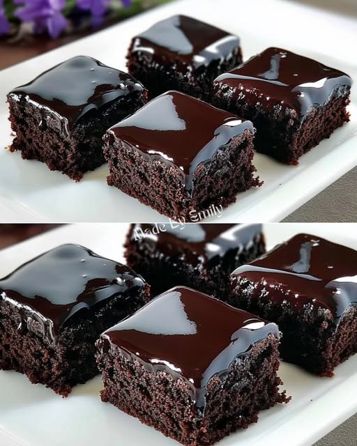 Ultimate Soft Chocolate Cake with Fudge Topping
