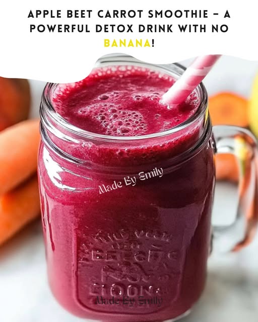 Vibrant ABC (Apple Beet Carrot) Power Smoothie